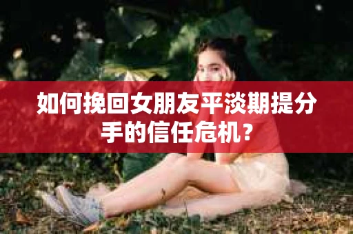 如何挽回女朋友平淡期提分手的信任危机？