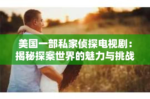 美国一部私家侦探电视剧：揭秘探案世界的魅力与挑战