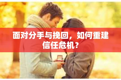 面对分手与挽回，如何重建信任危机？