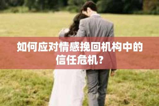 如何应对情感挽回机构中的信任危机？